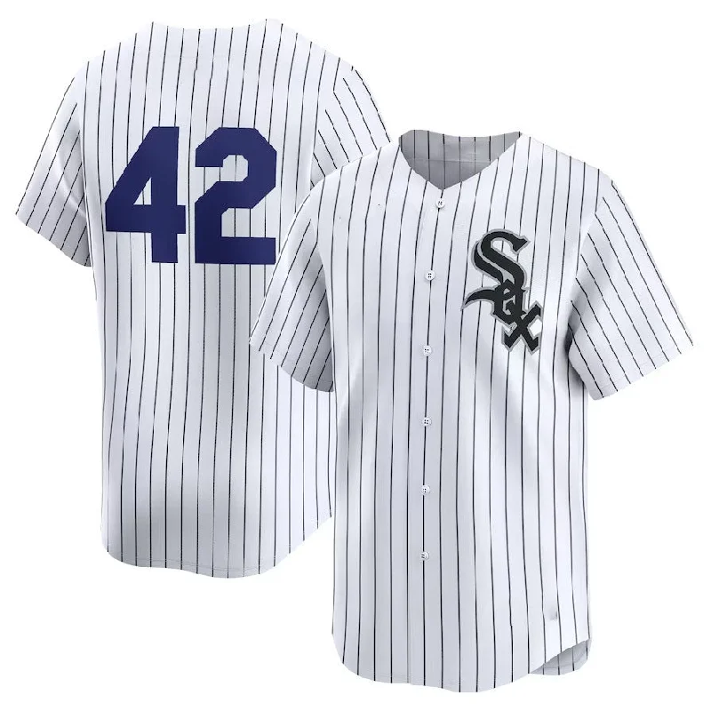 Chicago White Sox 2024 #42 Jackie Robinson Day Home Limited Jersey – White Stitches Baseball Jerseys-NBA Jerseys with Player’s Signature -