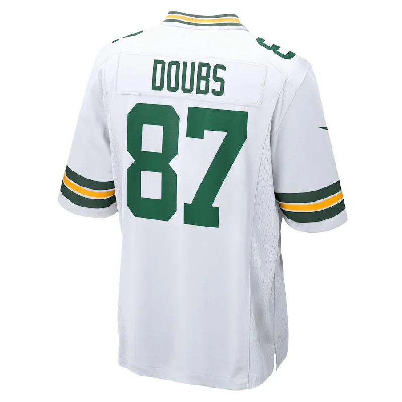 GB.Packers #87 Romeo Doubs White Game Player Jersey Stitched American Football Jerseys-NFL Player Number Jersey -