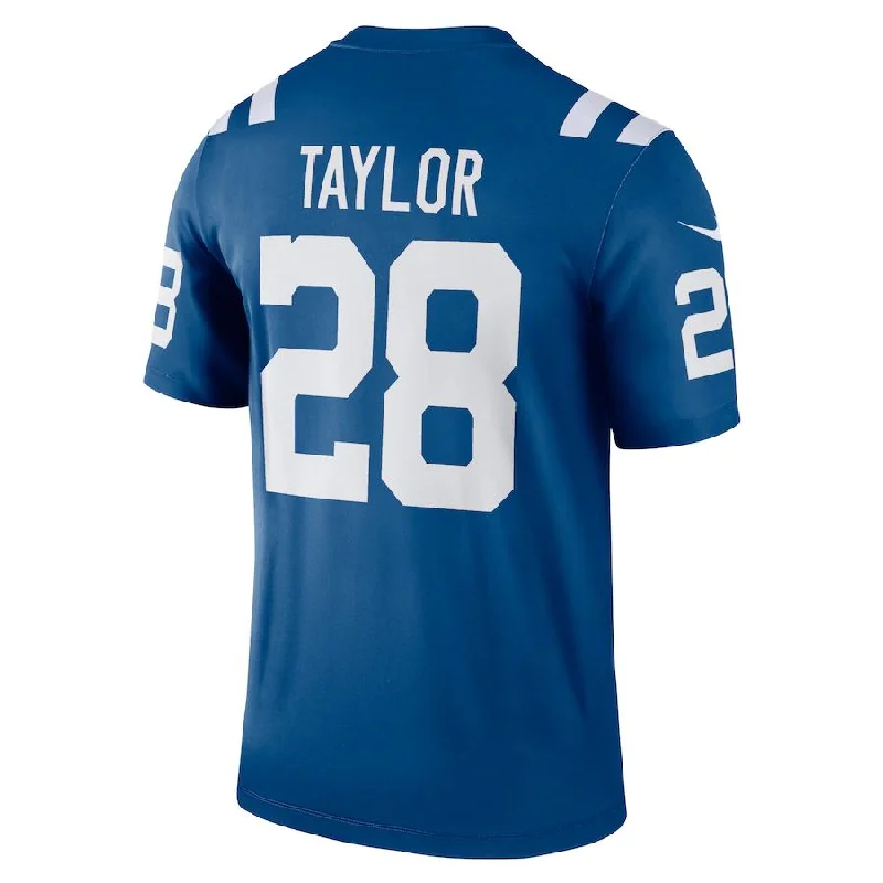 IN.Colts #28 Jonathan Taylor Royal Legend Jersey Stitched American Football Jerseys-NFL Football Jersey with Name -