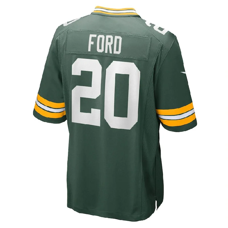 GB.Packers #20 Rudy Ford Green Game Player Jersey Stitched American Football Jerseys-NFL Player Jersey Custom Sale -