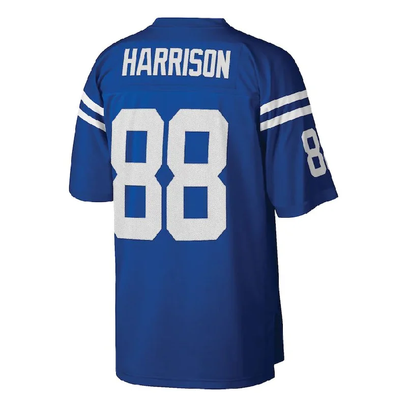 IN.Colts #88 Marvin Harrison Mitchell & Ness Royal Retired Player Legacy Replica Jersey Stitched American Football Jerseys-NFL Youth Custom Jersey -