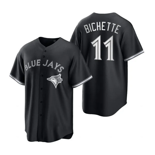 Toronto Blue Jays #11 Bo Bichette Black Stitched Cool Base Jersey Baseball Jerseys-NBA Player Edition Basketball Jersey -