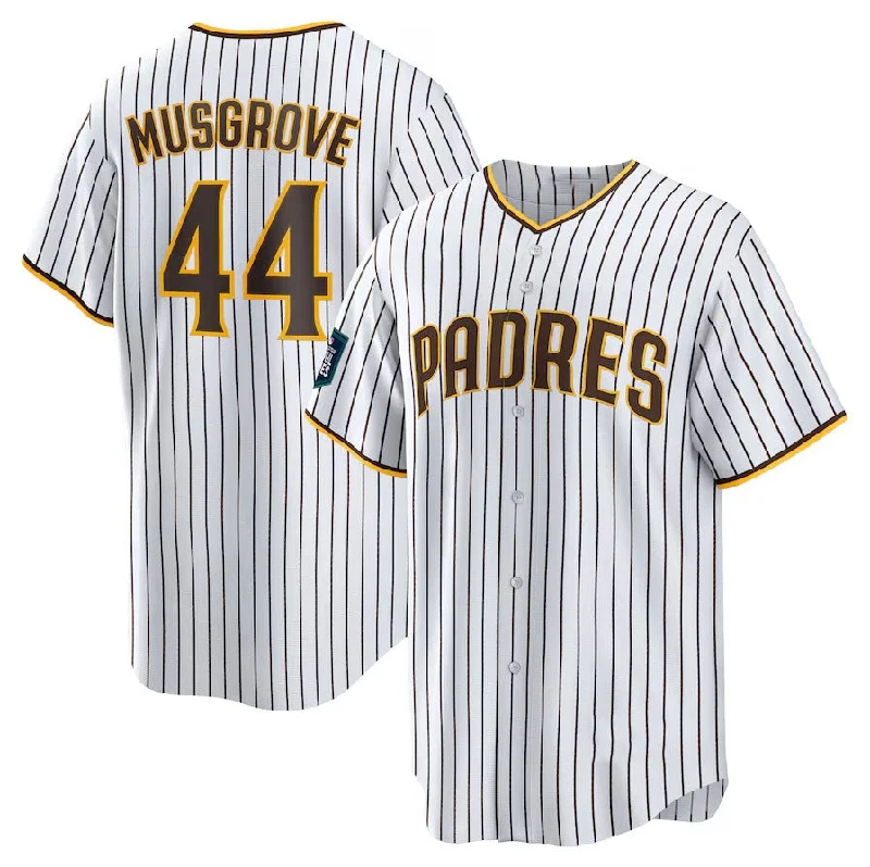 San Diego Padres #44 Joe Musgrove 2024 World Tour Seoul Series Home Replica Player Jersey - White Baseball Jerseys-NBA NBA Player Edition Jerseys -