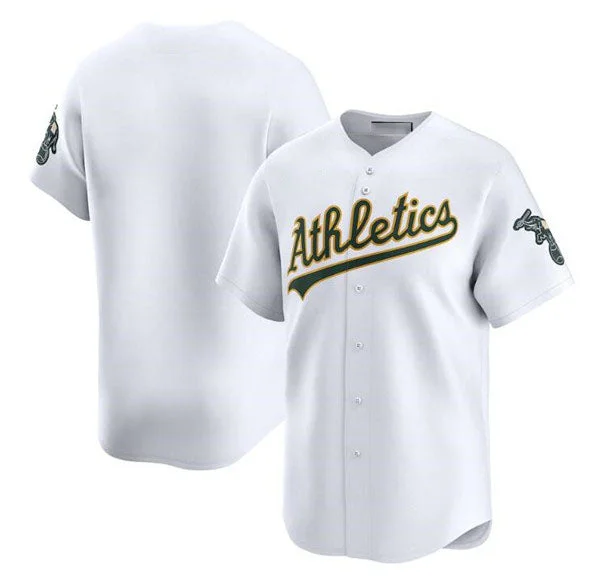 Oakland Athletics Blank White Home Limited Stitched Baseball Jersey-NBA Best-Selling Player Jersey -