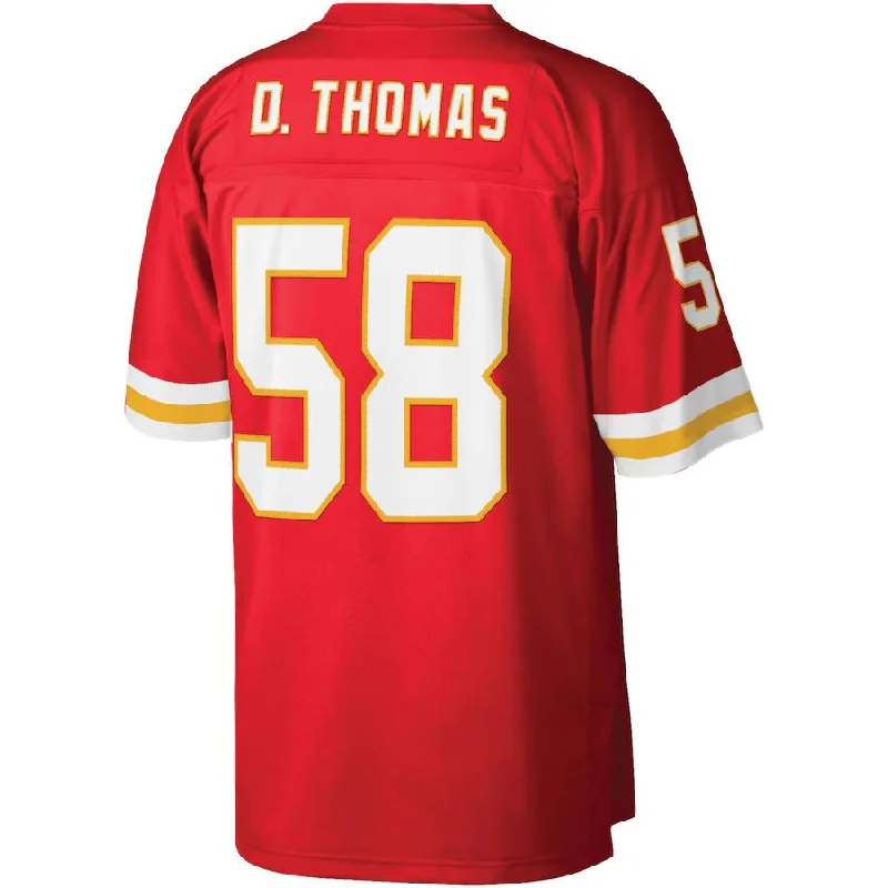 KC.Chiefs #58 Derrick Thomas Mitchell & Ness Red 1994 Legacy Replica Jersey Stitched American Football Jerseys-NFL Football Jersey Shop Online -