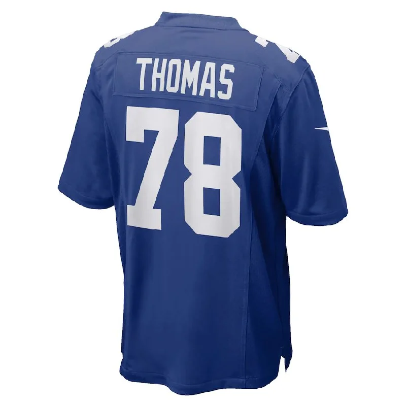 NY.Giants #78 Andrew Thomas Royal Player Game Jersey Stitched American Football Jerseys-NFL Signature Player Jersey Sale -