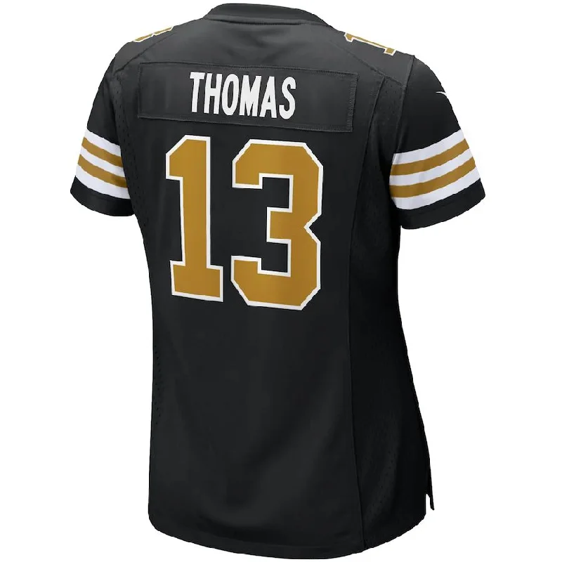 NO.Saints #13 Michael Thomas Black Alternate Game Jersey Stitched American Football Jerseys-NFL Football Jersey Online -