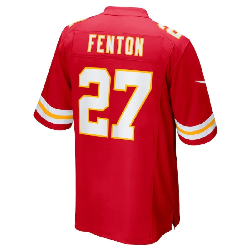 KC.Chiefs #27 Rashad Fenton Red Game Jersey Stitched American Football Jerseys-NFL Football Jersey Shop -