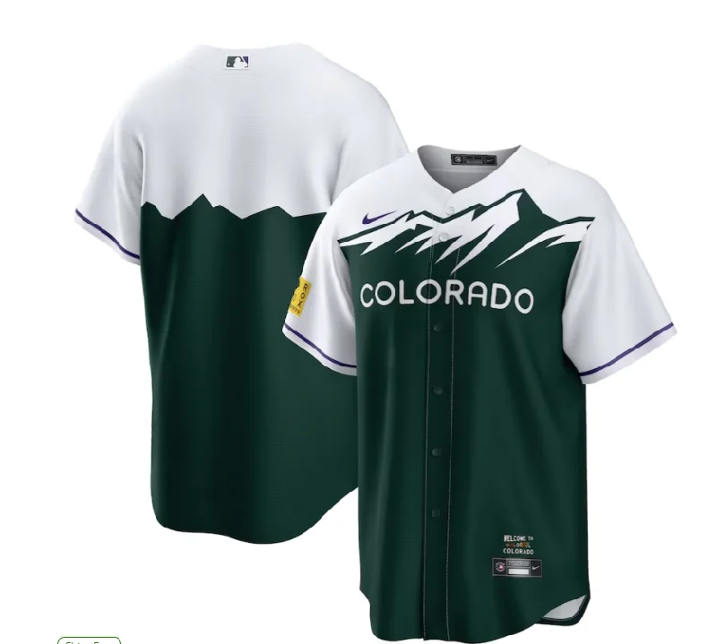 COLORADO ROCKIES CITY CONNECT REPLICA JERSEY-NBA NBA Youth Custom Jersey -