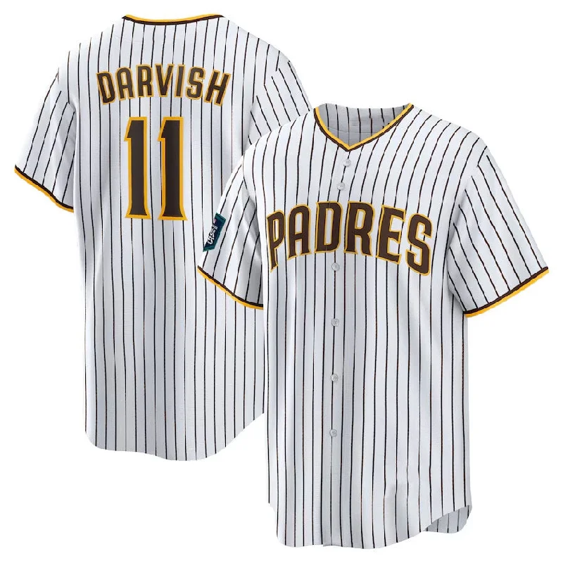 San Diego Padres #11 Yu Darvish 2024 World Tour Seoul Series Home Replica Player Jersey - White Baseball Jerseys-NBA Basketball Jersey Shop -