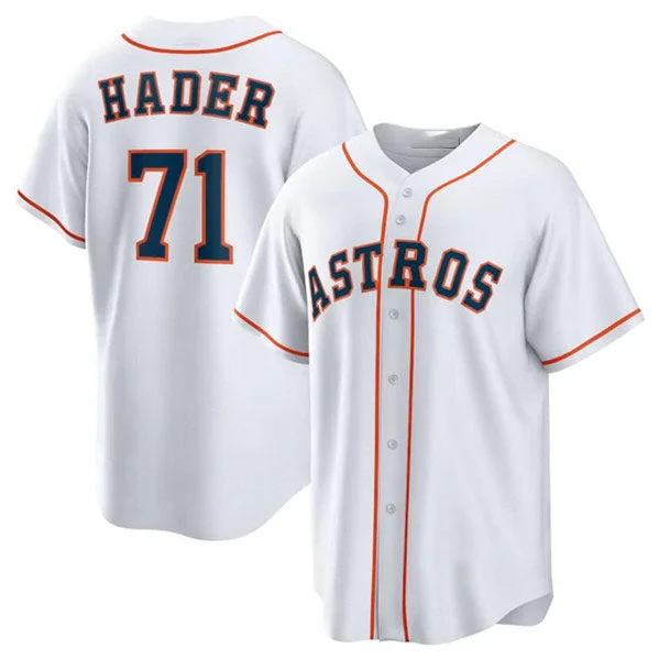 Houston Astros #71 Josh Hader White Cool Base Stitched Baseball Jersey-NBA Youth Custom Jersey -