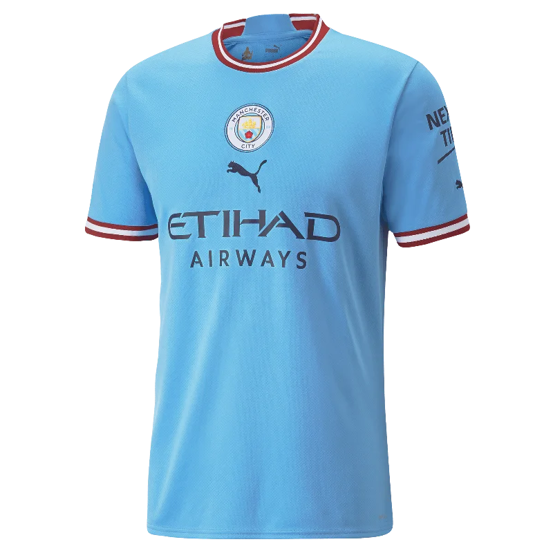 MANCHESTER CITY HOME FAN VERSION 2022/23-NBA Jersey with Official NFL Branding -