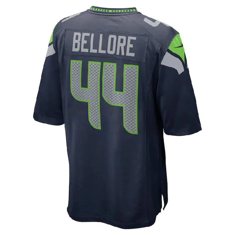 S.Seahawks #44 Nick Bellore College Navy Game Jersey Stitched American Football Jerseys-NFL Signature Player Edition Jersey -