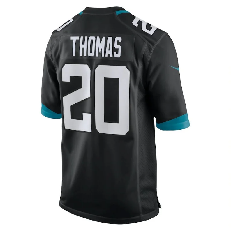 J.Jaguars #20 Daniel Thomas Black Game Jersey Stitched American Football Jerseys-NFL Player Signature Football Jersey -