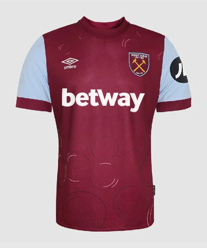 WEST HAM UNITED FC HOME PLAYER VERSION 23/24-NBA Jerseys with Official Team Patch -