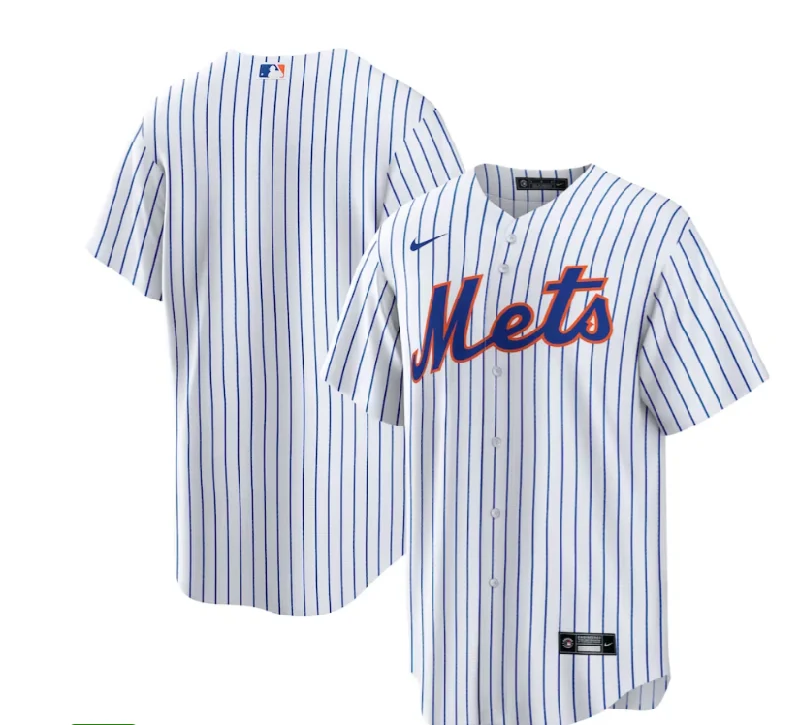 NEW YORK METS HOME REPLICA JERSEY-NBA Jersey with Official NFL Branding -