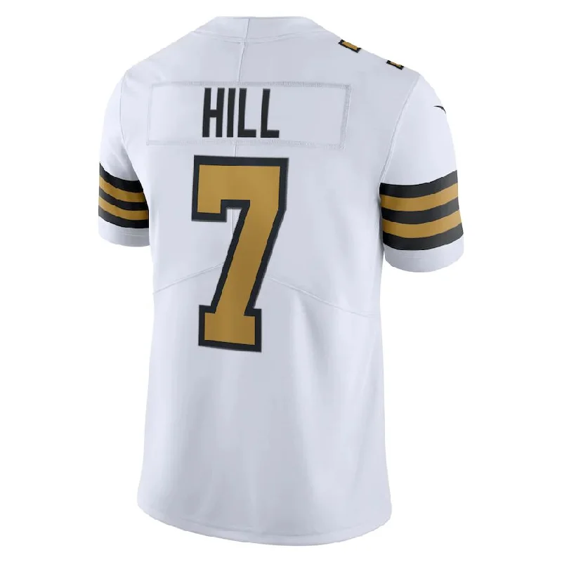 NO.Saints #7 Taysom Hill  White Alternate Vapor Limited Jersey Stitched American Football Jerseys-NFL Football Jersey for Men -