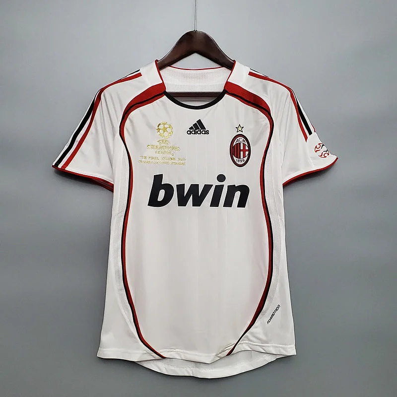 AC MILAN AWAY RETRO CHAMPIONS LEAGUE FINAL JERSEY 06/07-NBA Authentic Team Jersey -