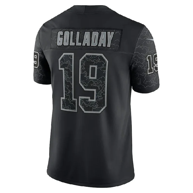 NY.Giants #19 Kenny Golladay  Black RFLCTV Limited Jersey Stitched American Football Jerseys-NFL Football Jersey for Men -