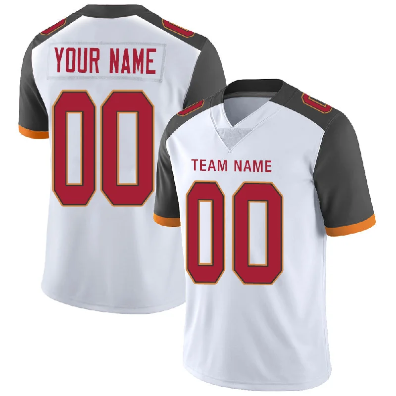 Custom TB.Buccaneers Stitched American Football Jerseys Personalize Birthday Gifts White Jersey-NBA Jersey Sale -