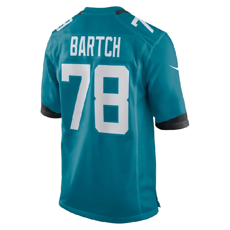 J.Jaguars #78 Ben Bartch Teal Game Jersey Stitched American Football Jerseys-NFL Game Day Football Jersey Sale -