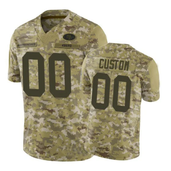 Custom SF.49ers Camo Stitched American Football Jerseys-NBA Custom Jersey Sale -