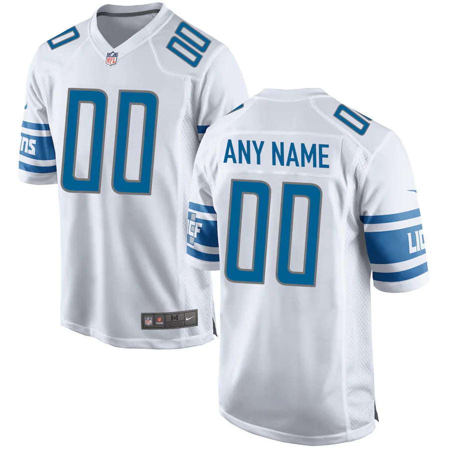 DETROIT LIONS COLOR/AWAY JERSEY-NBA Retro NBA Team Jersey -