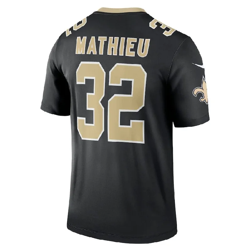 NO.Saints #32 Tyrann Mathieu Black Legend Jersey Stitched American Football Jerseys-NFL Signature Player Jersey Sale -