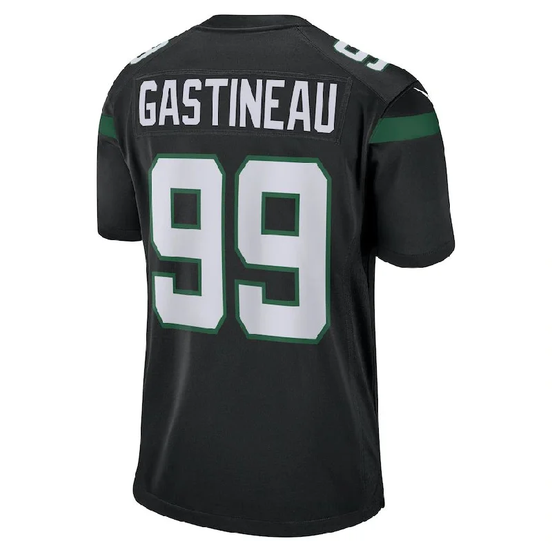 NY.Jets #99 Mark Gastineau Stealth Black Game Jersey Stitched American Football Jerseys-NFL Game Jersey for Sale -