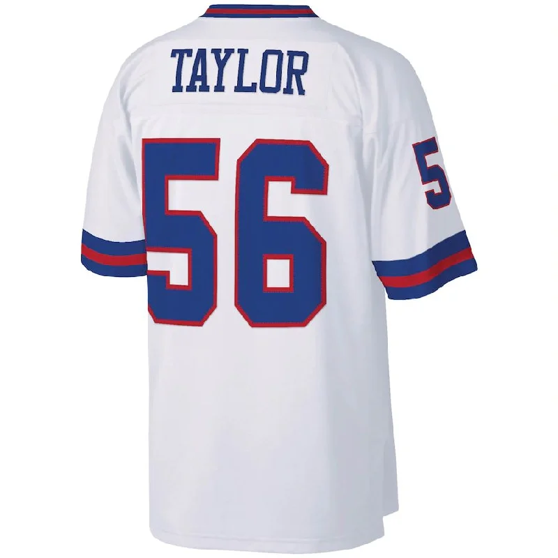 NY.Giants #56 Lawrence Taylor Mitchell & Ness White Legacy Replica Jersey Stitched American Football Jerseys-NFL Custom Football Jerseys -