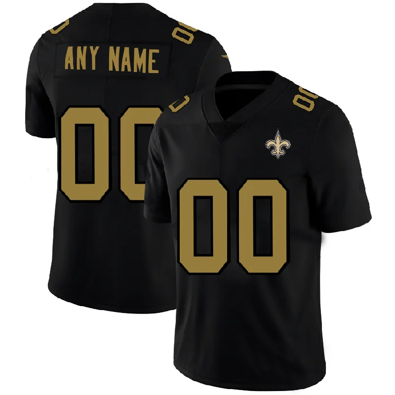 Custom NO.Saints Football Jerseys Black American Stitched Name And Number Size S to 6XL Christmas Birthday Gift-NBA Official NBA Jersey for Sale -