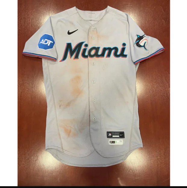 MIAMI MARLINS ROAD REPLICA JERSEY-NBA Custom Team Jersey -