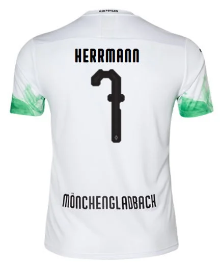 Borussia Monchengladbach Herrmann 19/20 Home Jersey-AFC Jersey with Player Name -