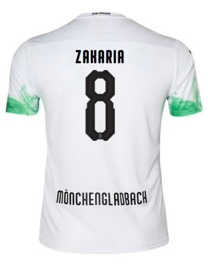 Borussia Monchengladbach Zakaria 19/20 Home Jersey-AFC Jersey with Player Number -