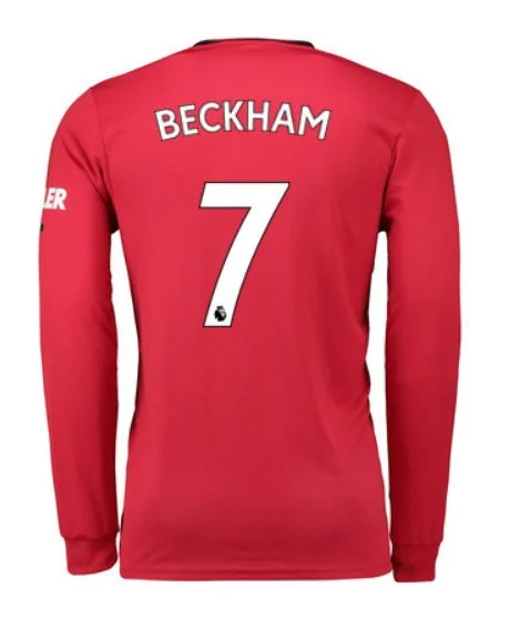 David Beckham Long Sleeve 19/20 Home Jersey-AFC Football Jersey for Kids -