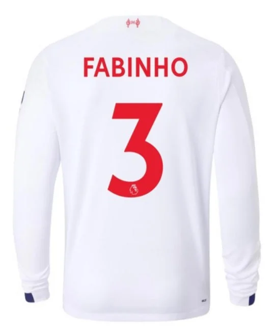 Fabinho Away 19/20 Long Sleeve Jersey-AFC Replica Football Jersey for Sale -