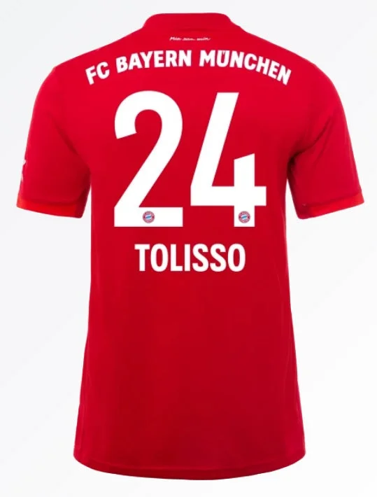 FC Bayern Munich Tolisso 19/20 Home Jersey-AFC Replica Jersey -