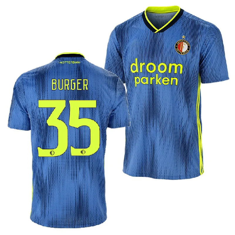 Feyenoord Burger 19/20 Away Jersey-AFC Jersey with Embroidered Logos -