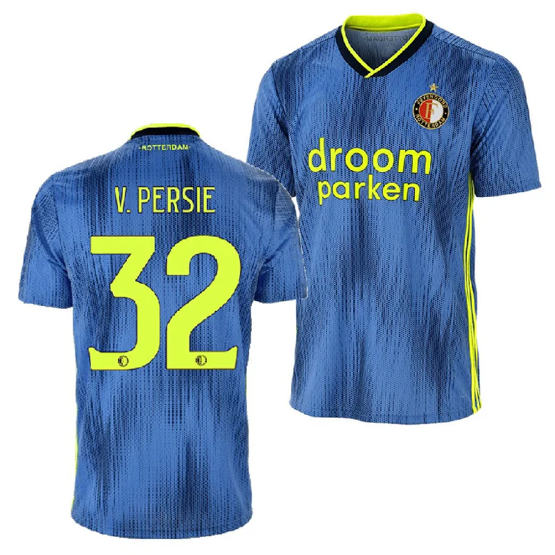 Feyenoord V.Persie 19/20 Away Jersey-AFC Game Jersey with Custom Numbers -