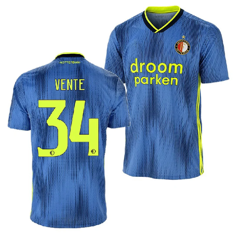 Feyenoord Vente 19/20 Away Jersey-AFC Football Jersey with Personalized Number -