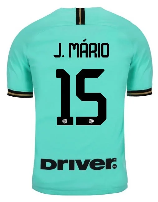 Inter Milan J.Mário 19/20 Away Jersey-AFC Jersey with Player's Signature -