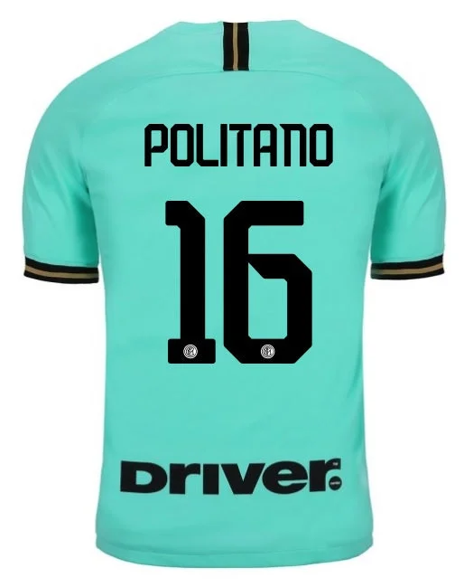 Inter Milan Politano 19/20 Away Jersey-AFC Jersey with Embroidered Logos -