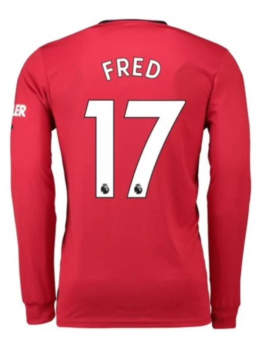 Manchester United Fred LS 19/20 Home Jersey-AFC Fan Edition Jersey -