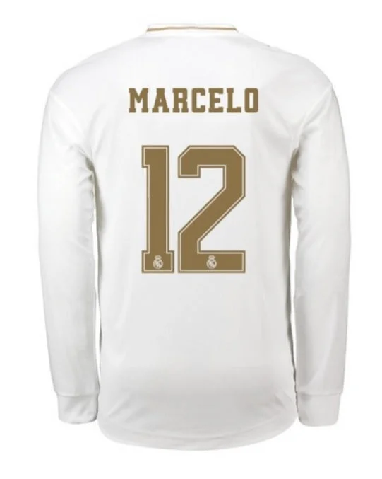 Marcelo Vieira Long Sleeve 19/20 Home Jersey-AFC Home Jersey -