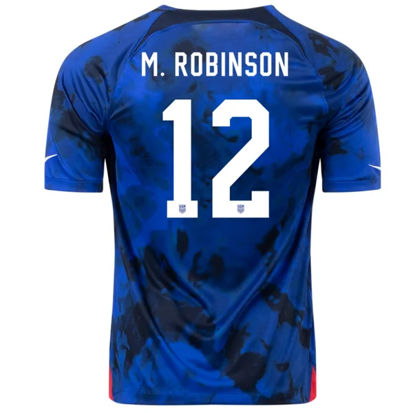 Nike United States Miles Robinson Away Jersey 22/23 (Bright Blue/White)-AFC Youth Team Jersey -