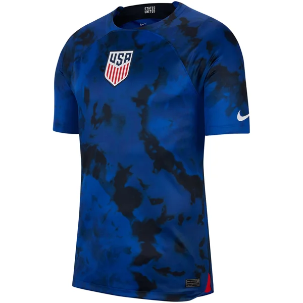 Nike United States Authentic Match Away Jersey 22/23 (Bright Blue/White)-AFC Authentic Jersey -