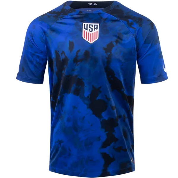 Nike United States Away Jersey 22/23 (Bright Blue/White)-AFC Customizable Jersey -