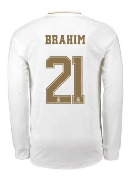 RM Brahim Long Sleeve 19/20 Home Jersey-AFC Jersey with Special Features -